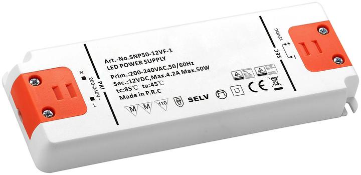 Produktbild Revolt LED-Transformator für 230 V (AC) zu 12 V (DC), unterstützt bis 75 Watt