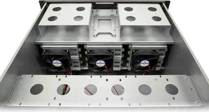 Image du produit Intertech INTER-TECH IPC 5U-5512 Boîtier de stockage 48,26cm 19 pouces pour solutions réseau professionnelles (5 HE, Rack 19 pouces)