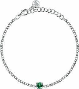 Produktbild Morellato Silberarmband mit grünen Zirkonia Tesori Saiw239