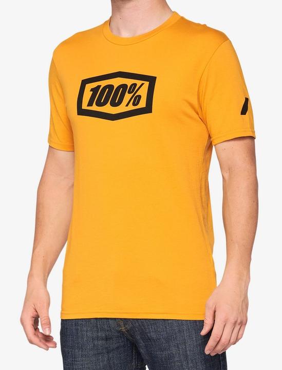100% Herren Essential T-Shirt, Goldenrod, M (M)