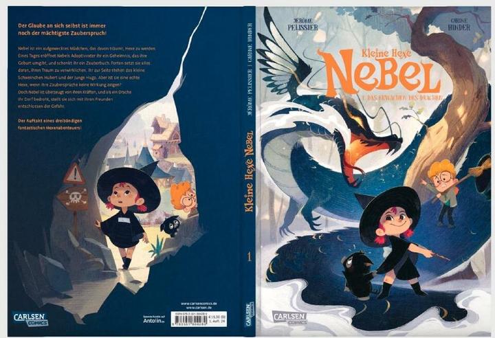 Produktbild Kleine Hexe Nebel 1: Das Erwachen des Drachen (Deutsch, Jérôme Pélissier, Carine Hinder, 2024)