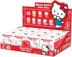 Produktbild YuMe Sanrio Mini-Doll Cute Outfits Series Minifiguren Hello Kitty 5 cm Display (12)