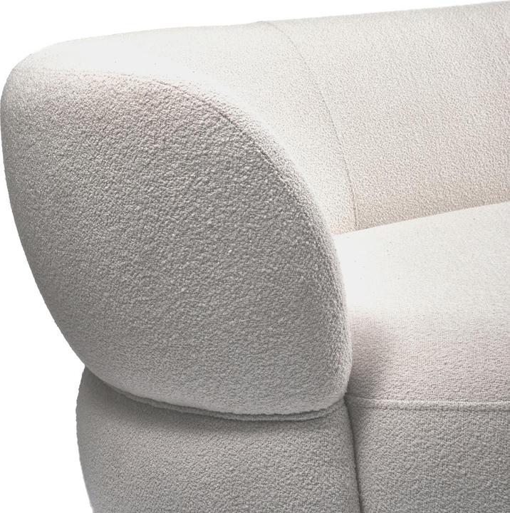 Produktbild Rivièra Maison San Remo Sofa Arm Left 3,5 Seater, peluche bouclé, natural grey