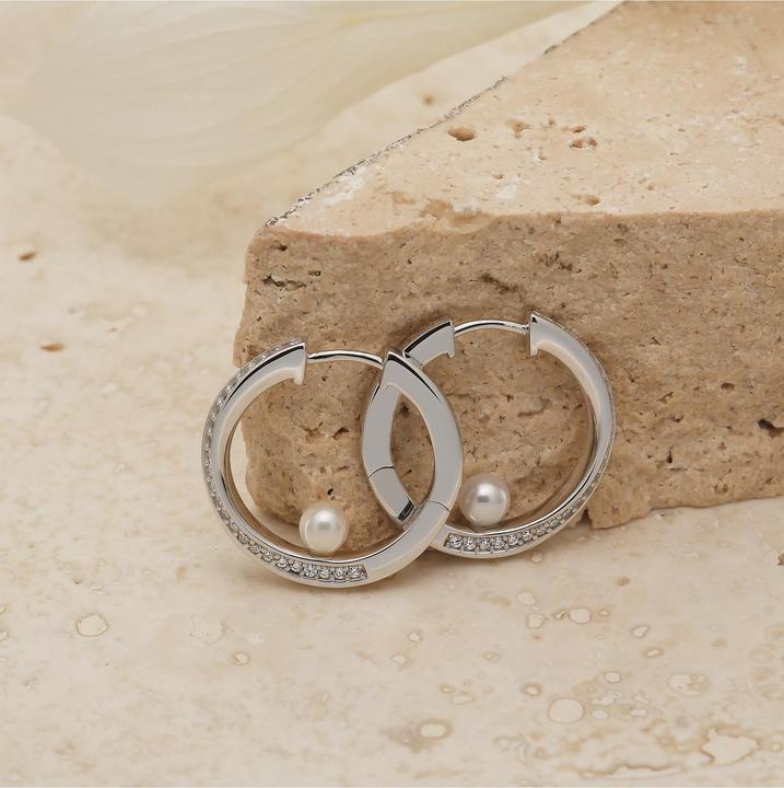 Produktbild Jette Creolen TWISTED (925er Silber)