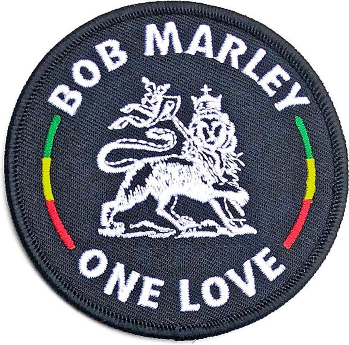 Actual product image Bob Marley Lion Iron On Patch