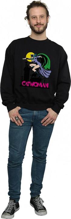 Actual product image Mens Catwoman Text Logo Sweatshirt (L)