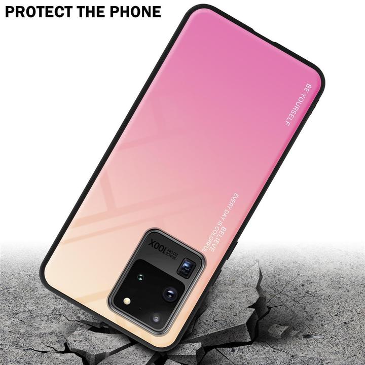 Productafbeelding Cadorabo TPU 2 kleuren glasdekking (Samsung Galaxy S20 Ultra)