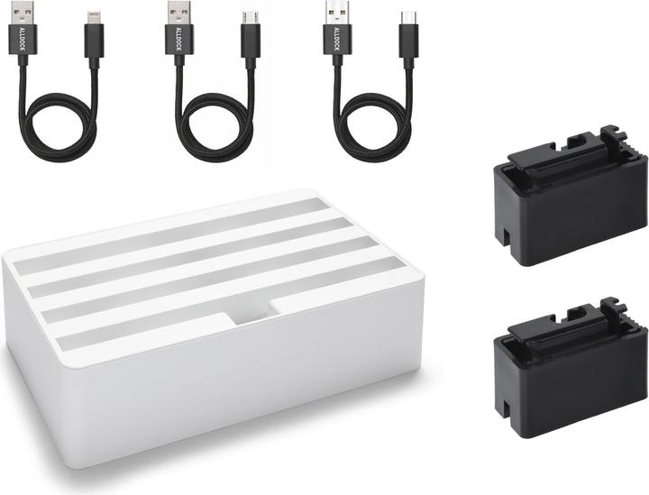Produktbild Alldock Ladestation Set Medium weiss
