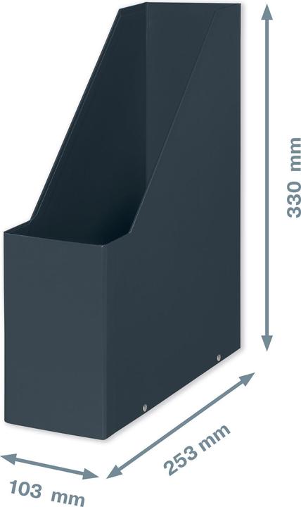 Actual product image Leitz Click & Store Cosy magazine file, A4, hardboard, grey Hardboard with PP film, assembled by means of (A4)