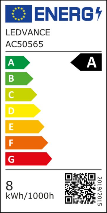 Energie-Label Osram LED LAMPS ENERGY CLASS A ENERGY EFFICIENCY FILAMENT CLASSIC A 7.2W 840 Clear E27 (E27, 7.20 W, 1521 lm, 6 x, A)