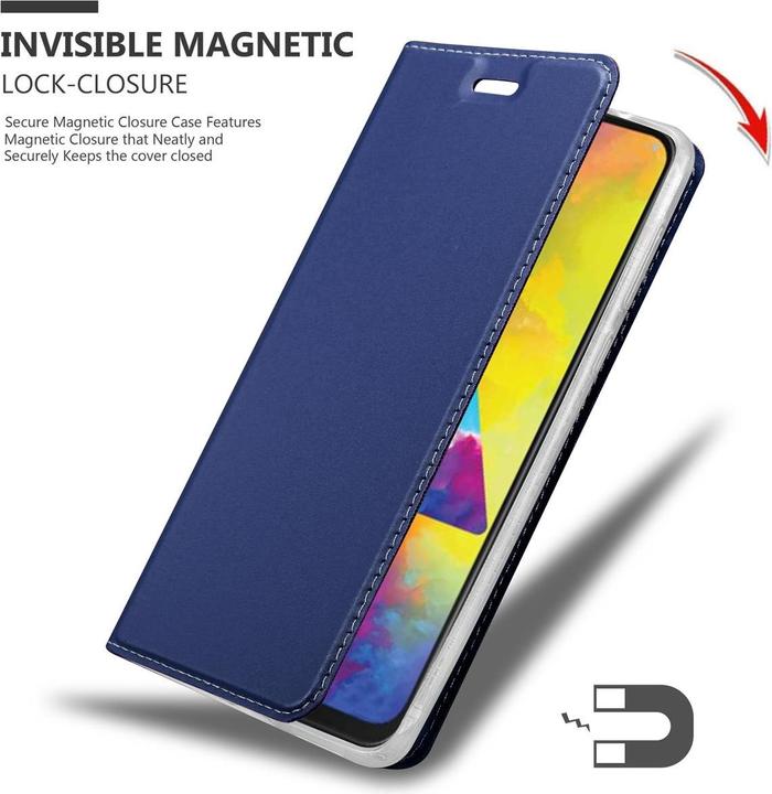 Immagine prodotto Cadorabo Copertina in stile libro di classe (Samsung Galaxy M30s, Samsung Galaxy M21)