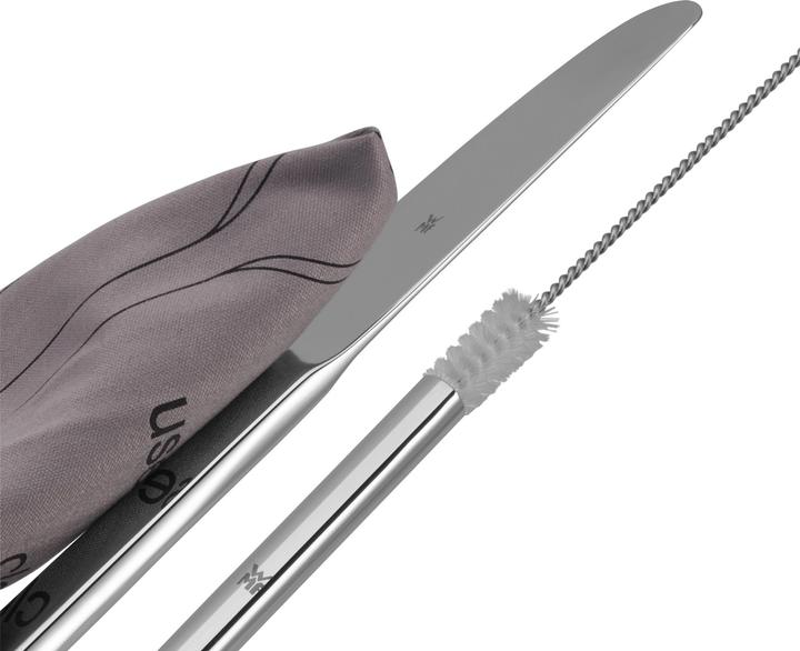 Produktbild WMF Besteckset Outdoor Reisebesteck my2Go 8-teilig Campingbesteck mit Etui (8 Stück, Besteck Set)