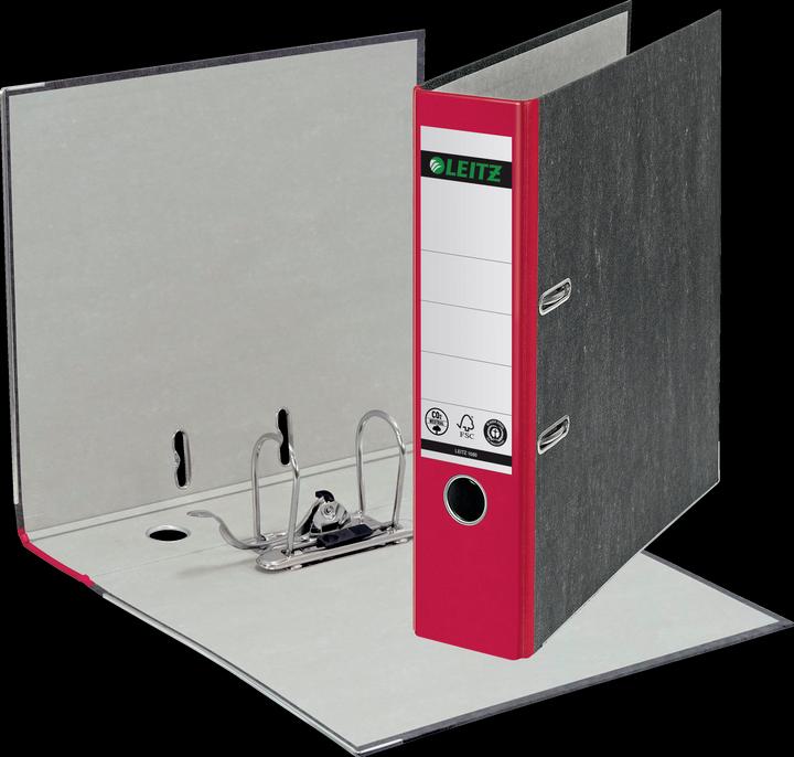 Image du produit Leitz COMMANDE STANDARD A4 80MM Avec fentes, pour format A4, carton (RC), largeur du dos 80mm. Pate (A4, 80 mm, 1 pièce(s))