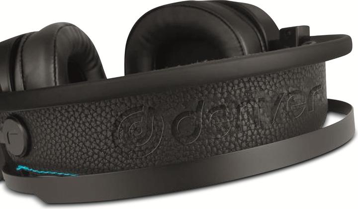 Produktbild Denver GHS-131 Kopfhörer & Headset Kopfband Schwarz (Kabelgebunden)