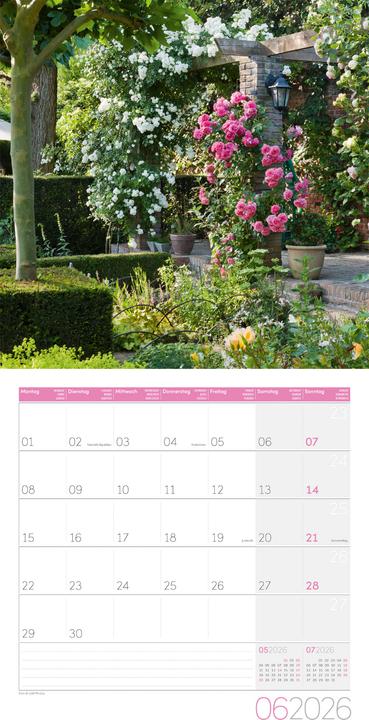 Image du produit In meinem Garten Kalender 2026 - 30x30 (30 x 30 cm, Couverture rigide, Allemand, Français, Anglais, Italien)