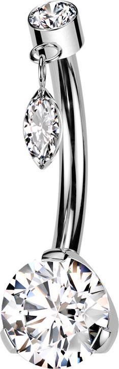 Hollywood Body Jewelry Fake Plug Supernova High Polished (Chirurgenstahl 316L)