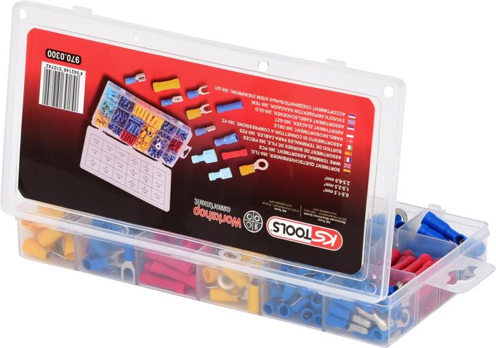 Produktbild KS Tools Sortiment Quetschverbinder, 360-tlg