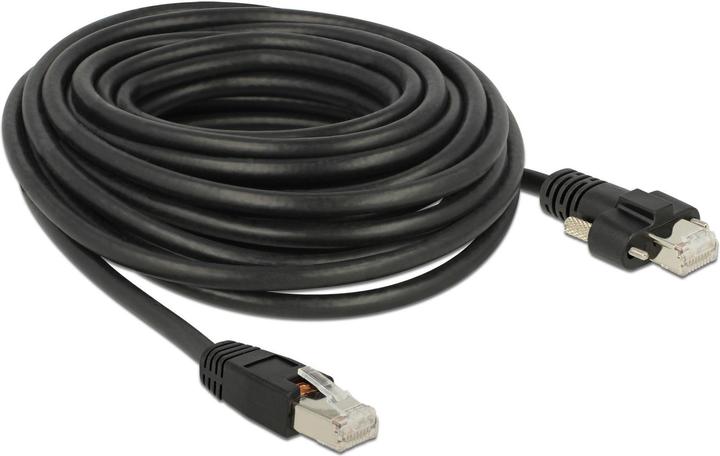 Image du produit Delock Câble patch : S/STP 10m noir (S/STP, CAT6, 10 m)