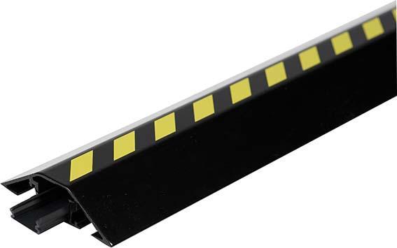 Produktbild EHA T-Stück Kabelbrücke B300xT200xH20 mm 1 Kammer H16xB18 mm schwarz (Kabelbrücke, 20 cm)