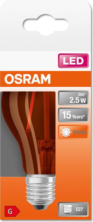 Actual product image Osram ST Clas A (E27, 2.50 W, 160 lm, 1 x, G)