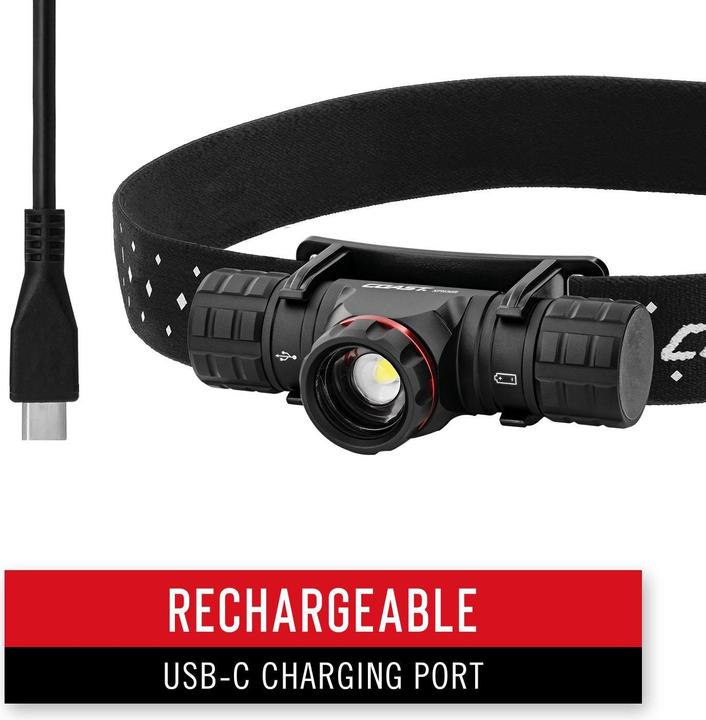 Image du produit Coast XPH30R Lampe frontale rechargeable 1000 lumens - Vending Pack (1000 lm)