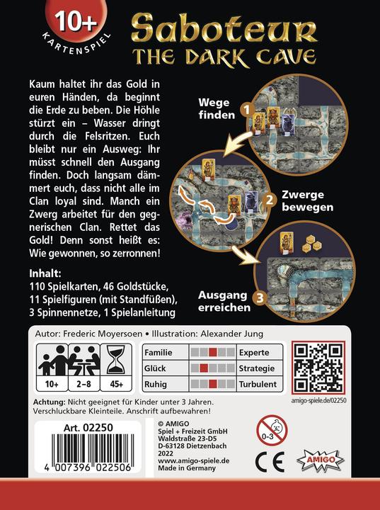 Produktbild Amigo Saboteur - The Dark Caves (Deutsch)