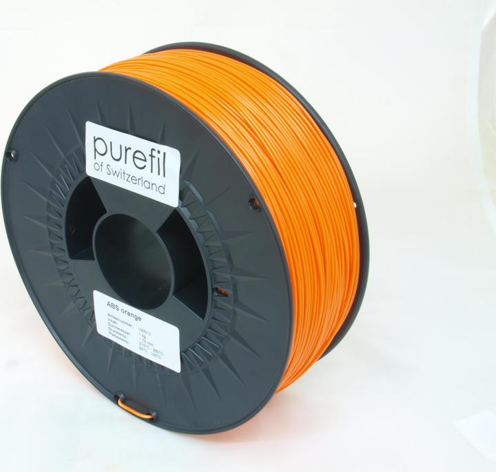 Actual product image Purefil Filament (ABS, 1.75 mm, 1000 g, Orange)