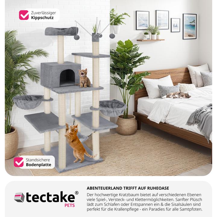 Actual product image tectake Lilou (165 cm, Grey)