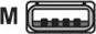 Actual product image Datalogic 90A052258 - 2 m - USB A - USB 2.0 - male