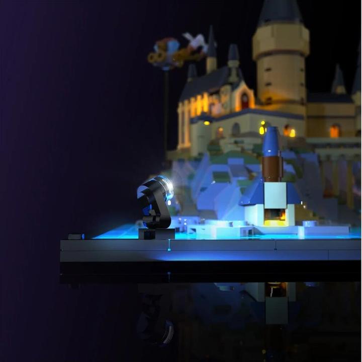 Image du produit Light my bricks LMB 2.0 Jeu de lumières LED pour LEGO 76419 Harry Potter Château de Poudlard avec terrain du château