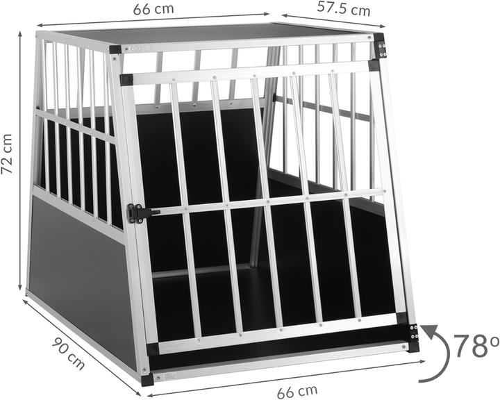 Actual product image Cadoca Dog transport box (Dog, Foldable, Washable)