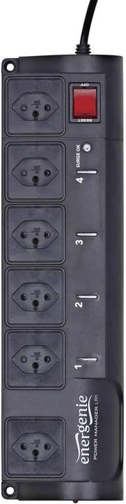 Produktbild Energenie LAN-Steckdosenleiste (6 x, Typ 13, 1.80 m)