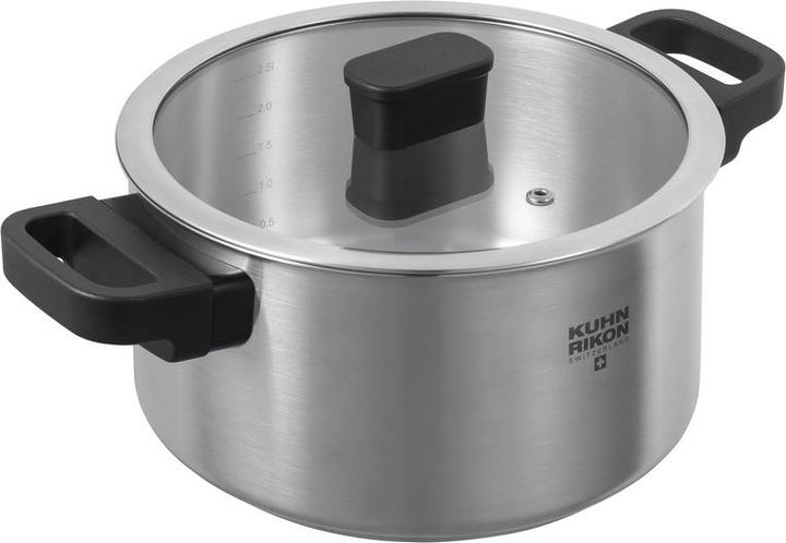 Image du produit Kuhn Rikon Locarno faitout 4.0 L · Ø 22 cm (22 cm, Casserole, Acier inoxydable)