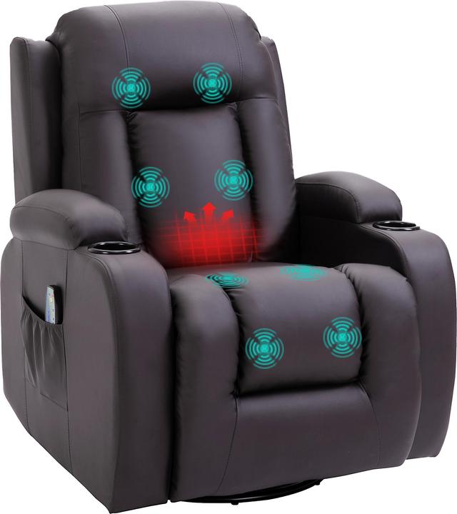 Produktbild Homcom Massagesessel mit Wippfunktion und Wärmefunktion