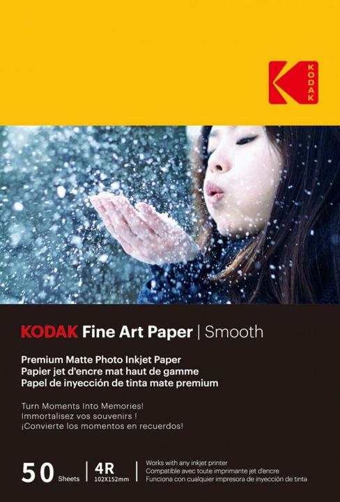 Produktbild Kodak Fine Art Paper 230g Matte Coated Smooth 4/6x50 (230 g/m², 10 x 15 cm, 50 x)