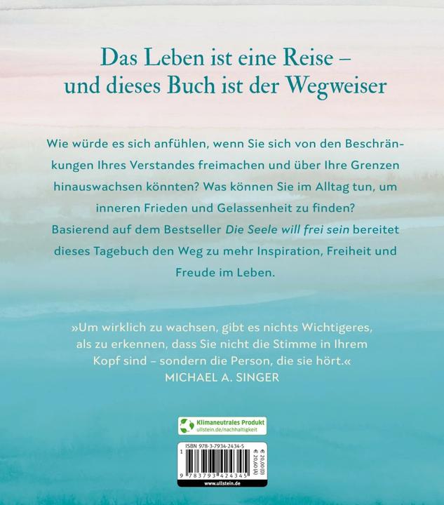 Produktbild Die Seele will frei sein – Das Tagebuch (Deutsch, Michael A. Singer, 2021)