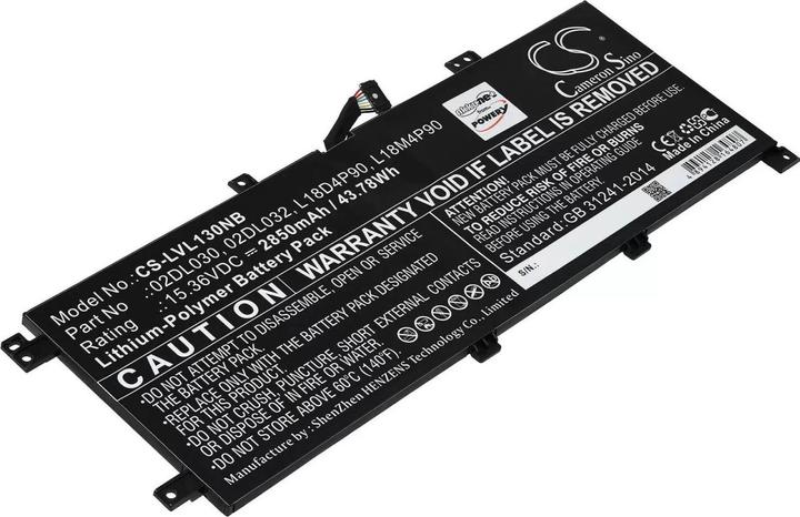 AccuCell Batterie Lenovo ThinkPad L13 Yoga Gen 2 20VLS01300, L13 Yoga 20R5001XAU, type L18M4P90 (2850 mAh)