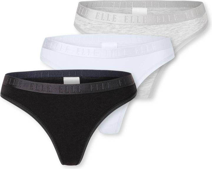 Image du produit Elle Tanga Thong - SUPER SOFT (M, Lot de 3)