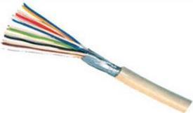 Produktbild Shiverpeaks BASIC-S Telefonkabel, grau, 100 m, 4-adrig für Innenräume, mit starrem Innenleiter, geschirmt