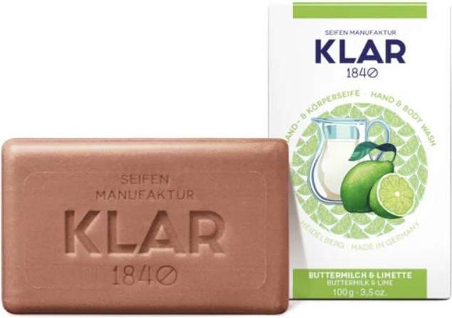 Produktbild Klar Buttermilch- & Limettenseife 100 g