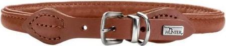 Produktbild Hunter Halsband Round & Soft Canadian Up für Hunde Cognac S (S, Hund)