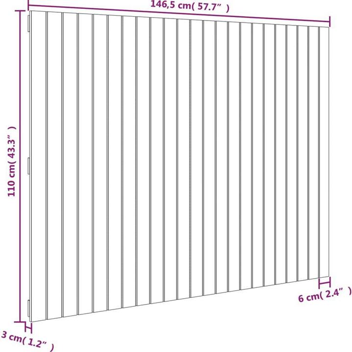 Immagine prodotto VidaXL Chloé (146,5 x 3 x 110 cm)