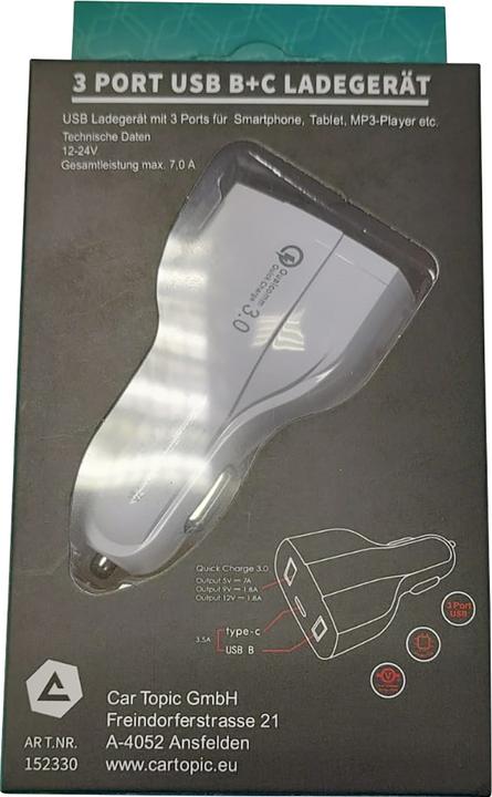 Produktbild Lipo USB-Ladeadapter 3-fach