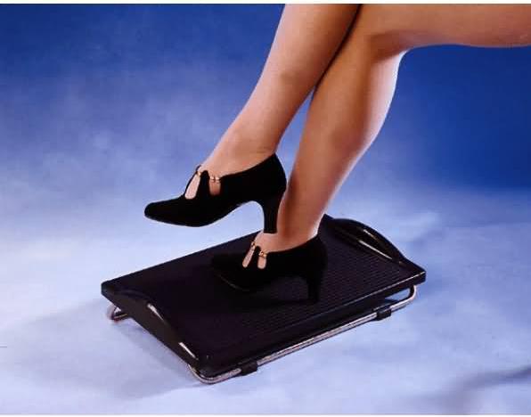Image du produit Wedo Repose-pieds Swing, hauteur réglable en continu, noir (43 x 30 cm)