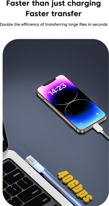 Actual product image PowerGuard USB C – USB C Adapter (USB 3.1, 140 W)