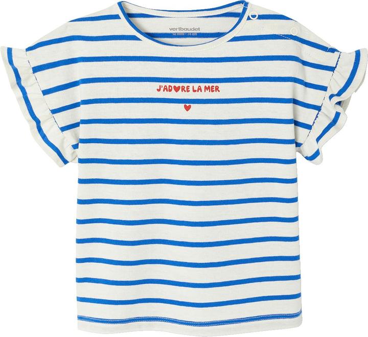 Produktbild Vertbaudet Mädchen Baby-Set: T-Shirt & Trägerrock (74)