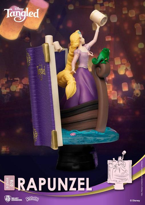 Actual product image Beast Kingdom Disney: Story Book Series - Rapunzel PVC Diorama Closed Box
