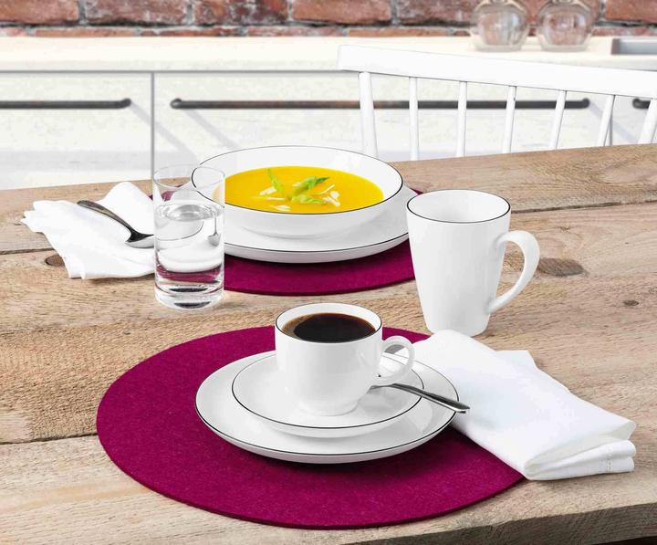 Actual product image Seltmann Lido Black Line Kaffeebecher Tambel (350 ml, 6 x)