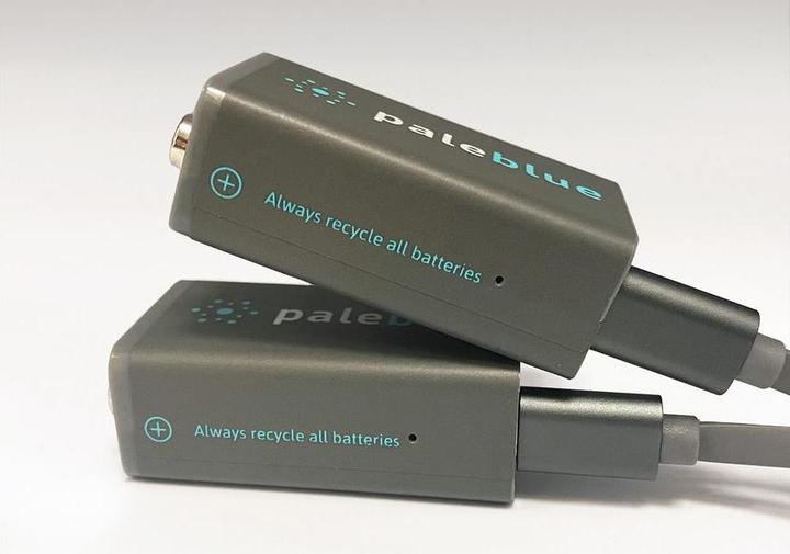 Actual product image Pale Blue PB-9V (2 pcs., 9V Block, 500 mAh)