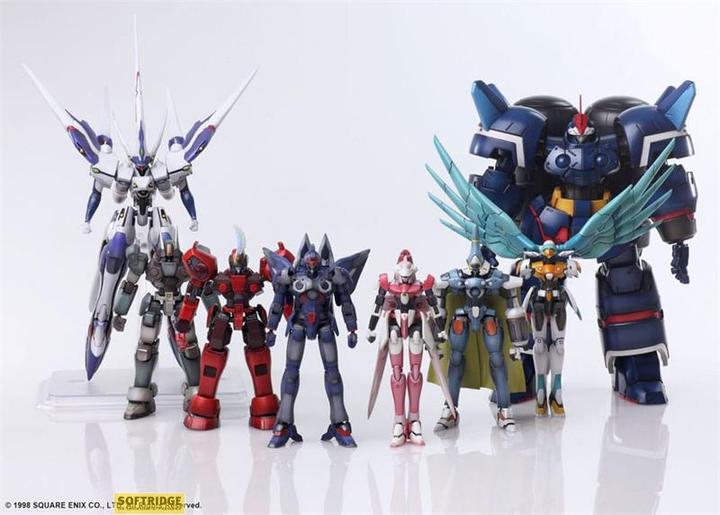 Actual product image Square Enix Xenogears figurine Plastic Model Kits Structure Arts 1/144 Vol. 2 23 cm